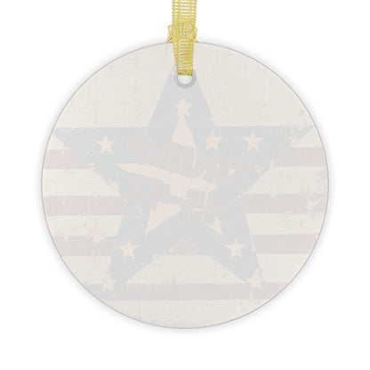 Trump 45-47 Glass Ornaments