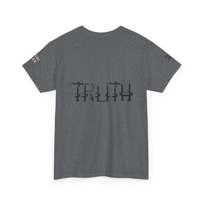 100% and vaccinated blood print, Unisex Heavy Cotton Tee