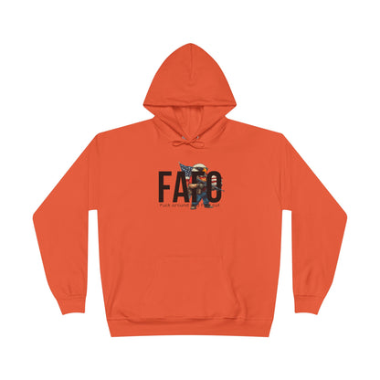 FAFO Trump print, Unisex EcoSmart® Pullover Hoodie Sweatshirt