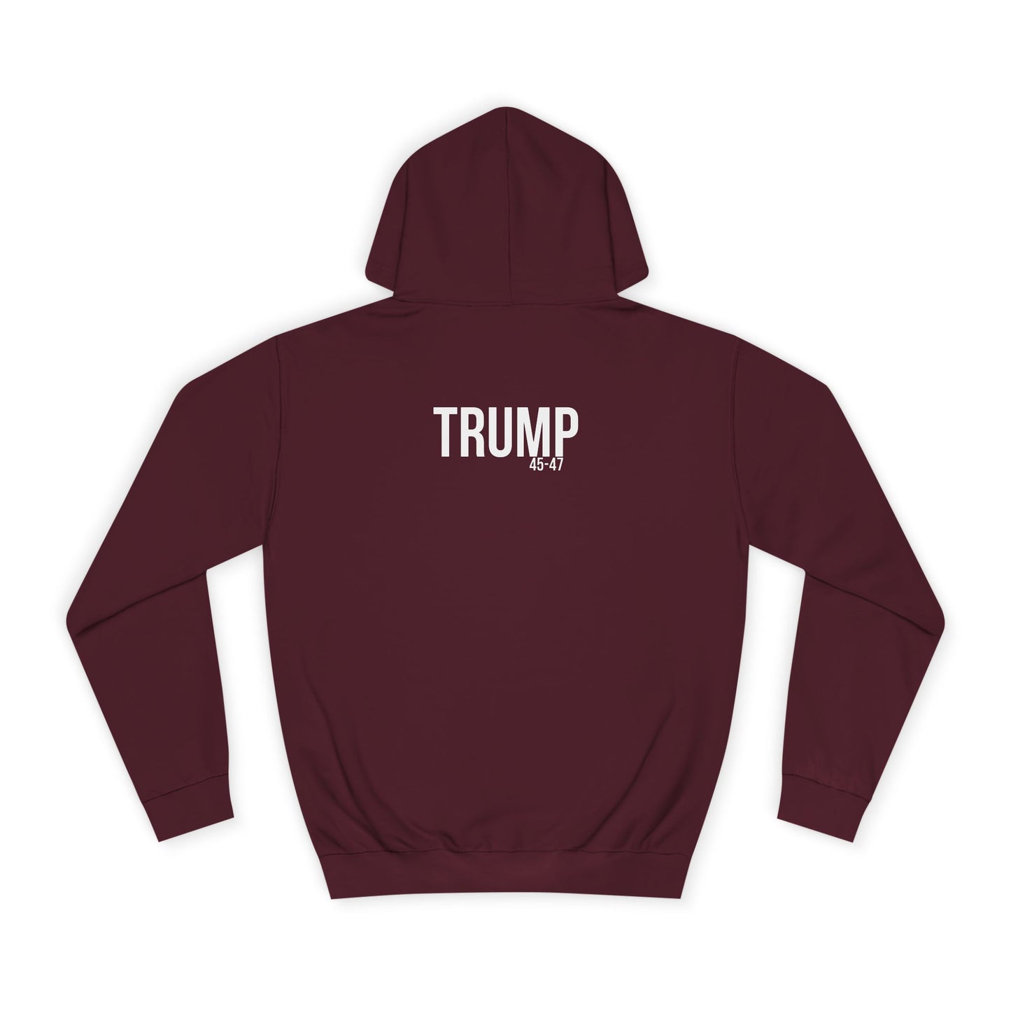 DOGE trump print cartoon, Unisex College Hoodie