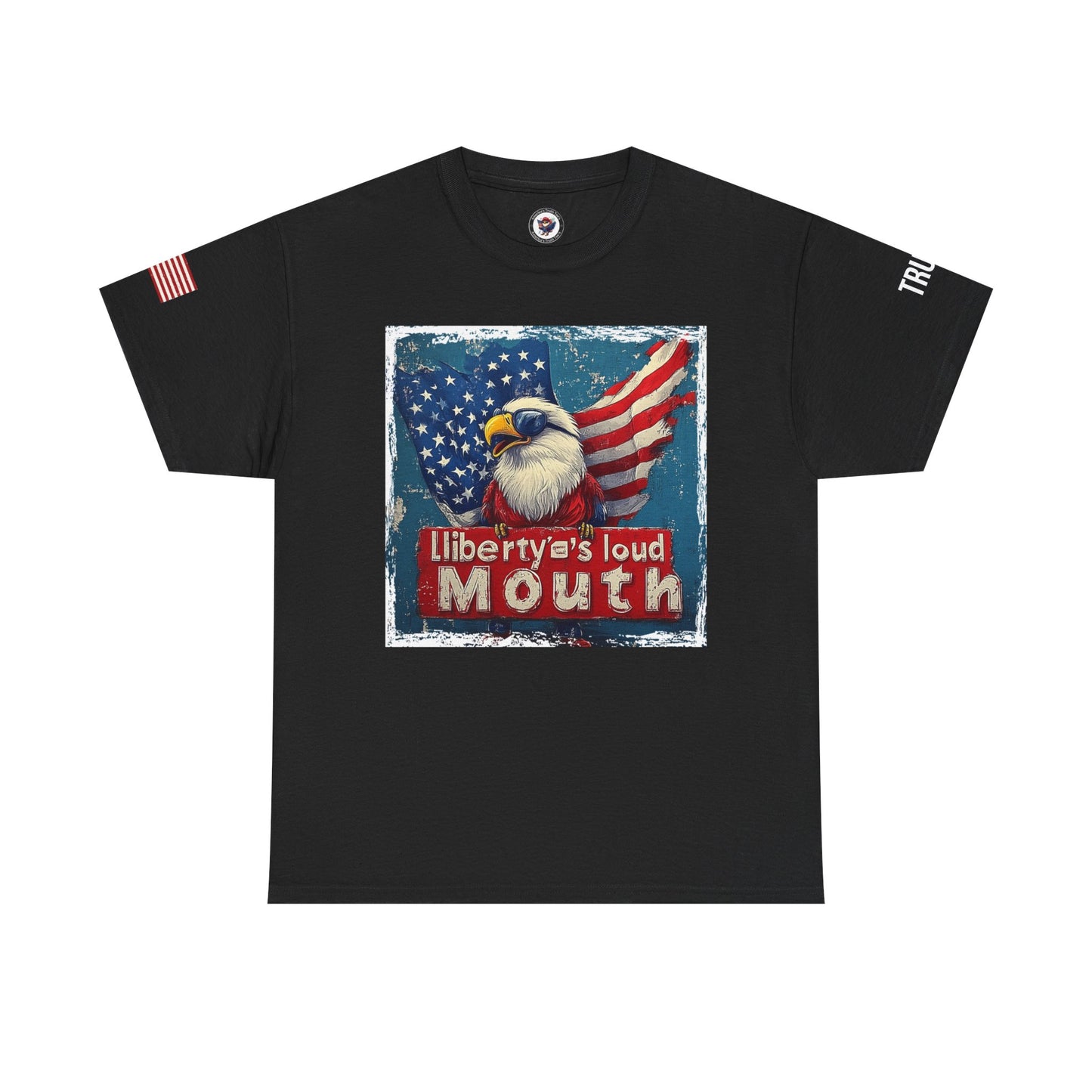Libeerty’s loud mouth trump print, Unisex Heavy Cotton Tee