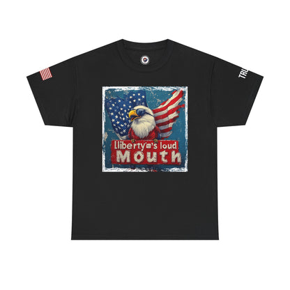Libeerty’s loud mouth trump print, Unisex Heavy Cotton Tee