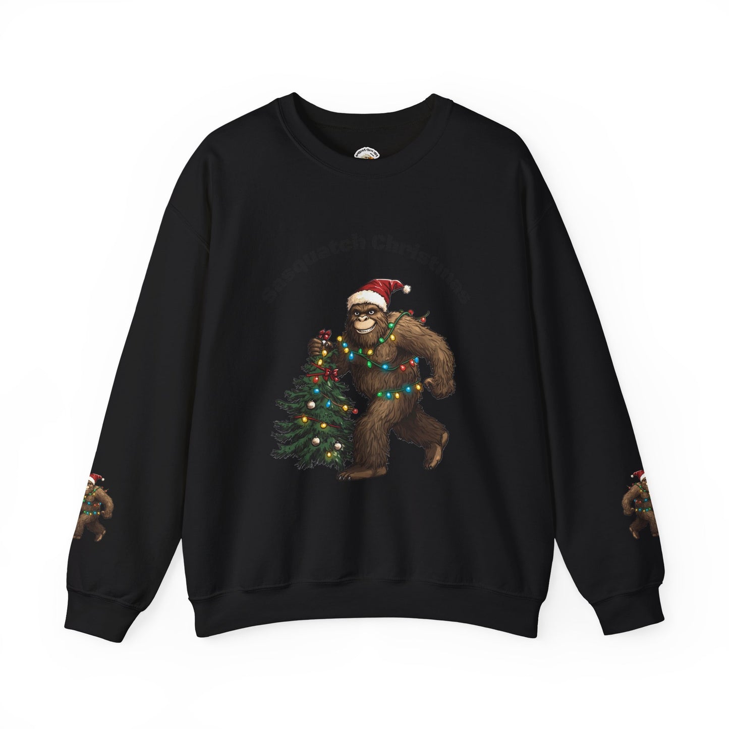 Sasquatch Christmas Crewneck Sweatshirt
