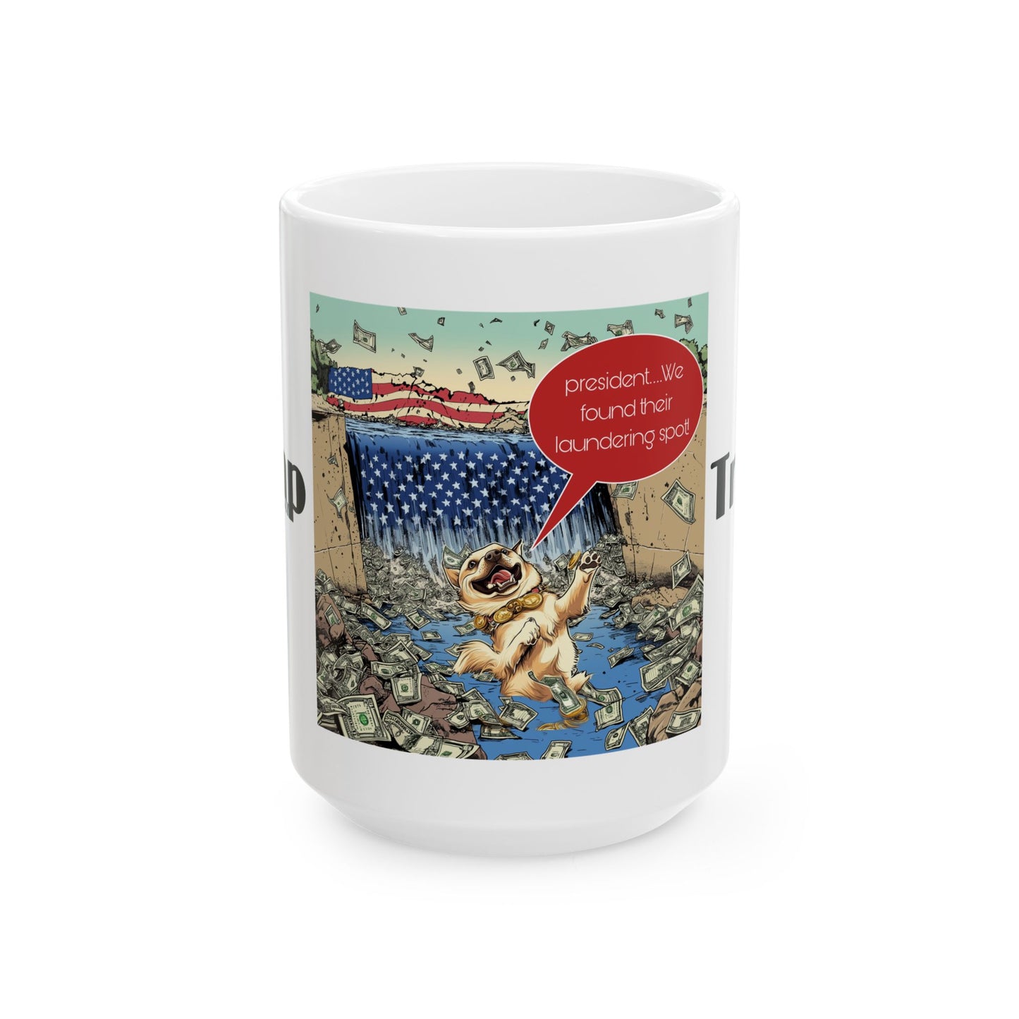 Dodge cartoon print Ceramic Mug, (11oz, 15oz)