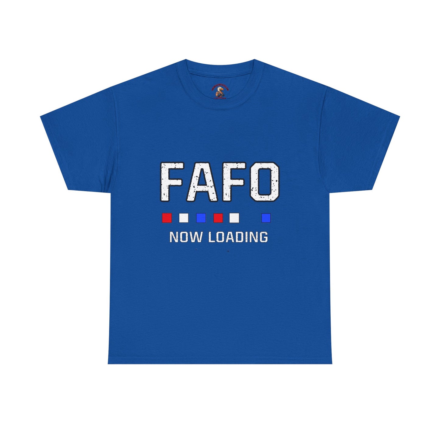 FAFO Now Loading Unisex Cotton Tee, Casual Tee, Graphic T-Shirt, Funny Shirt for Friends, Gift for Humor Lovers
