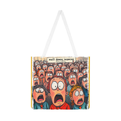 Meltdowns Incoming patriotic theme in a Shoulder Tote Bag (AOP)
