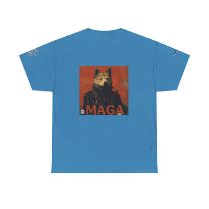 Humorous graveyard scene with screaming lady taking your Social Security away print Unisex Heavy Cotton Tee