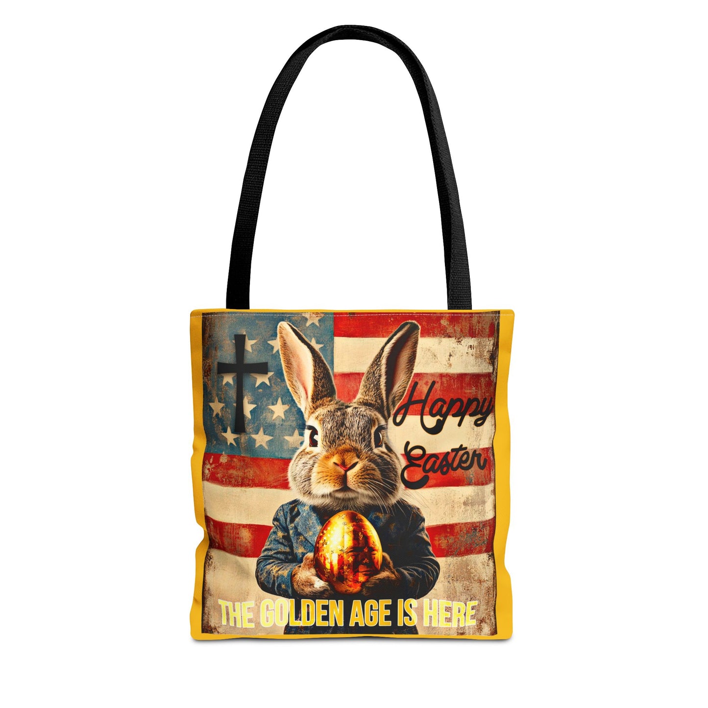 The golden age is here Trump print ,Tote Bag (AOP)