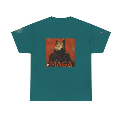 Humorous graveyard scene with screaming lady taking your Social Security away print Unisex Heavy Cotton Tee