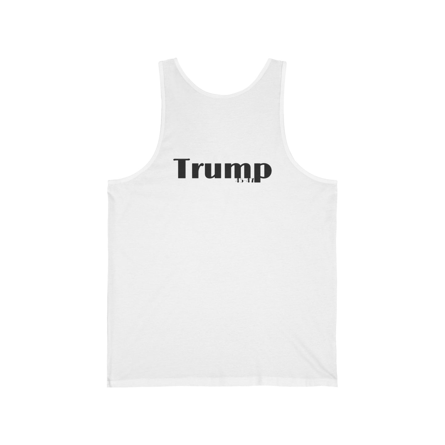 Political cartoon print Unisex Jersey Tank