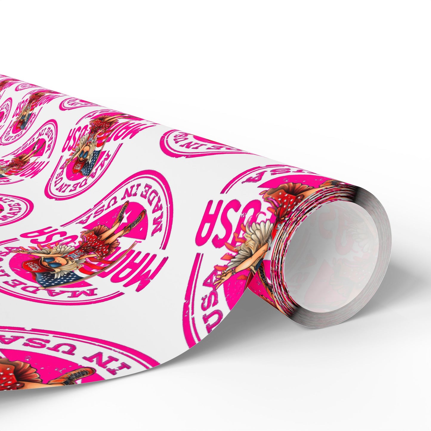 Made in USA Girl Wrapping Papers