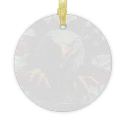 Trump 45-47 Glass Ornaments