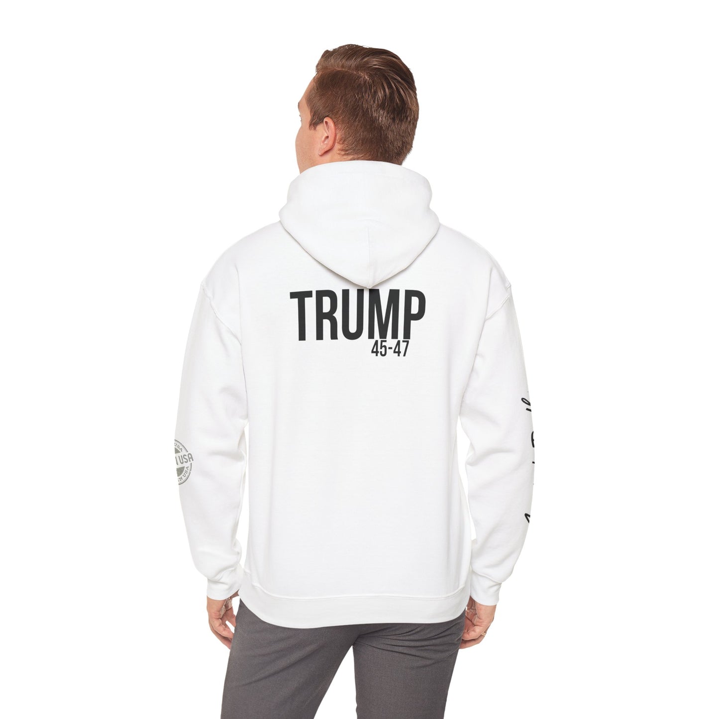 Unisex Heavy Blend™ Hooded Sweatshirt - 'Everything Matters' & 'TRUMP 45-47' Design