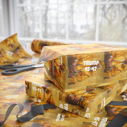 Trump gold Wrapping Papers