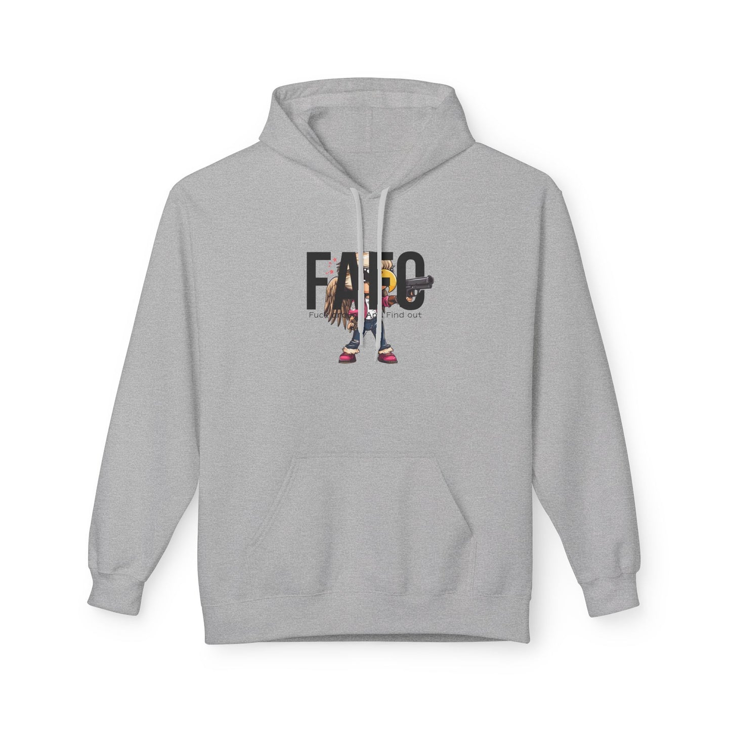 Fafo trump print, Unisex Midweight Softstyle Fleece Hoodie