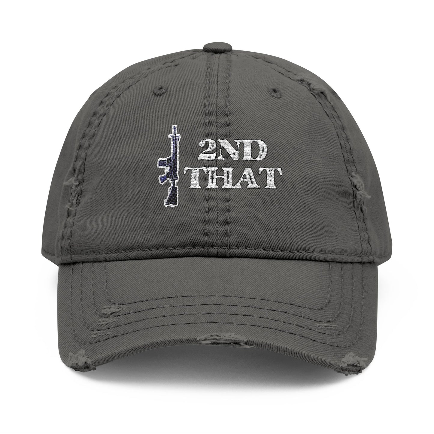 I second that, Distressed Dad Hat (Embroidery)