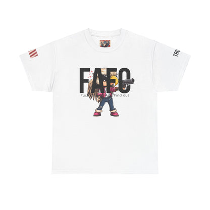 Patriotic FAFO trump print Unisex Heavy Cotton Tee