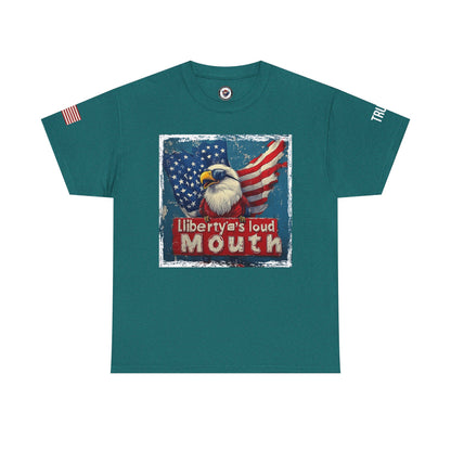 Libeerty’s loud mouth trump print, Unisex Heavy Cotton Tee