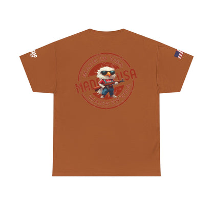 Lock loaded and patriotic, Unisex Heavy Cotton Tee