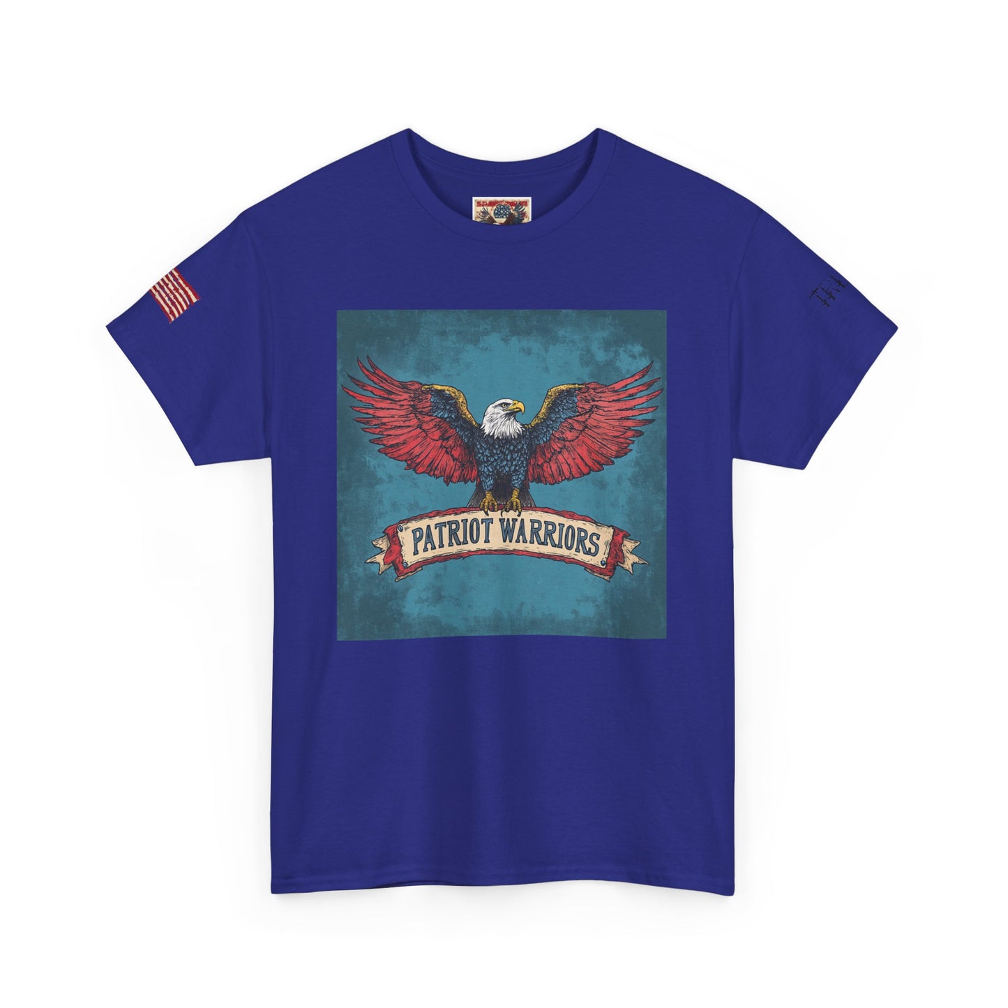 Patriot Warriors, print , Unisex Heavy Cotton Tee