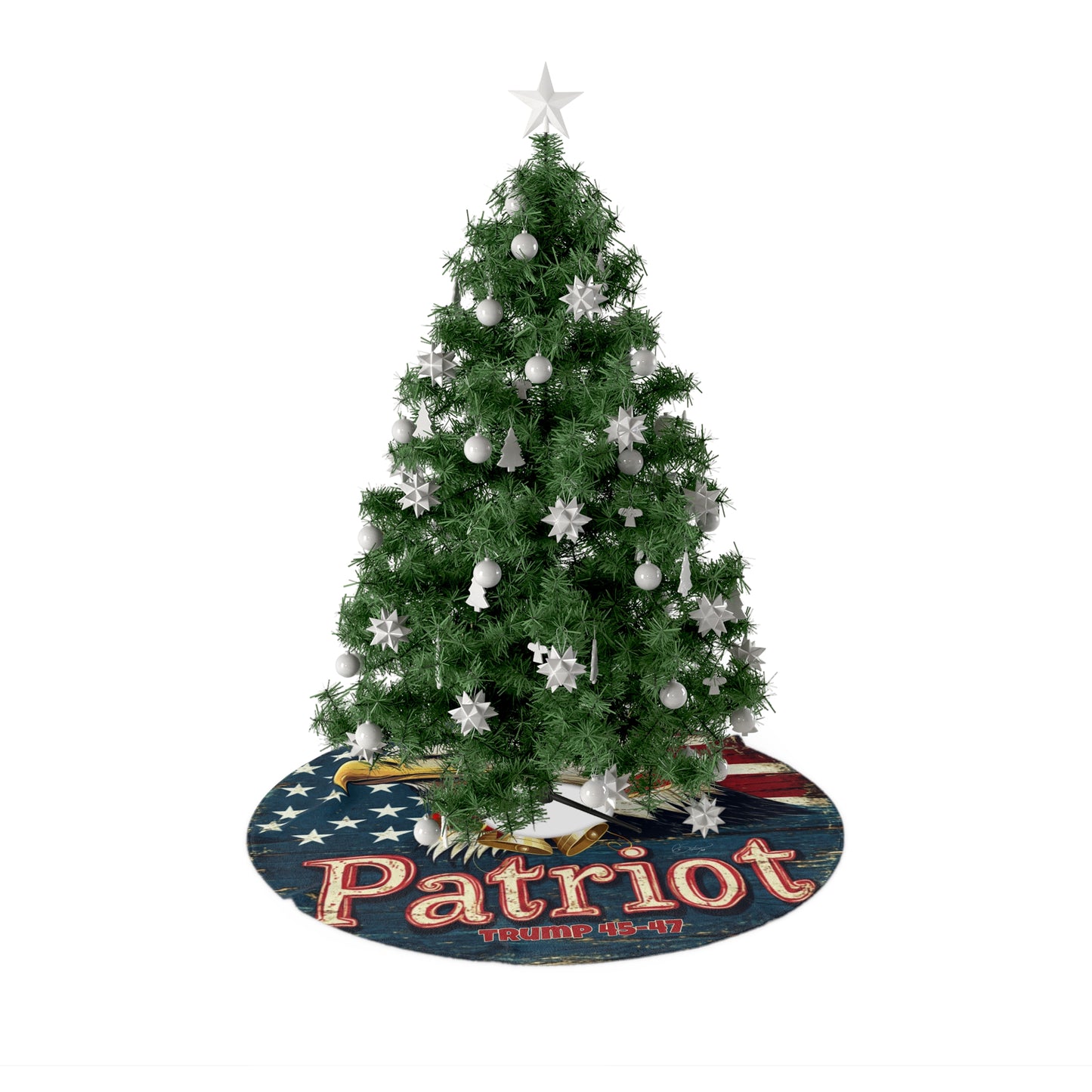 Patriot/Trump 45-47 Christmas Tree Skirts