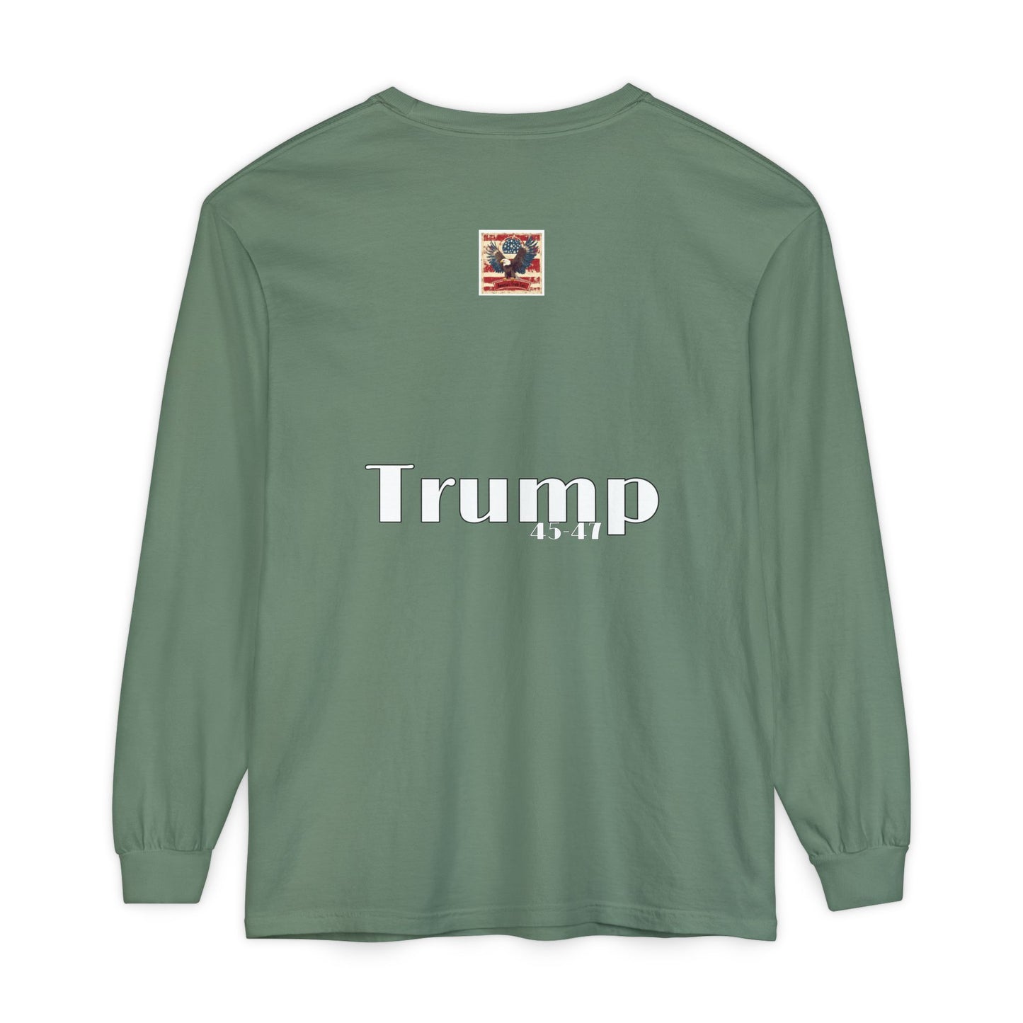 Political cartoon, Unisex Garment-dyed Long Sleeve T-Shirt