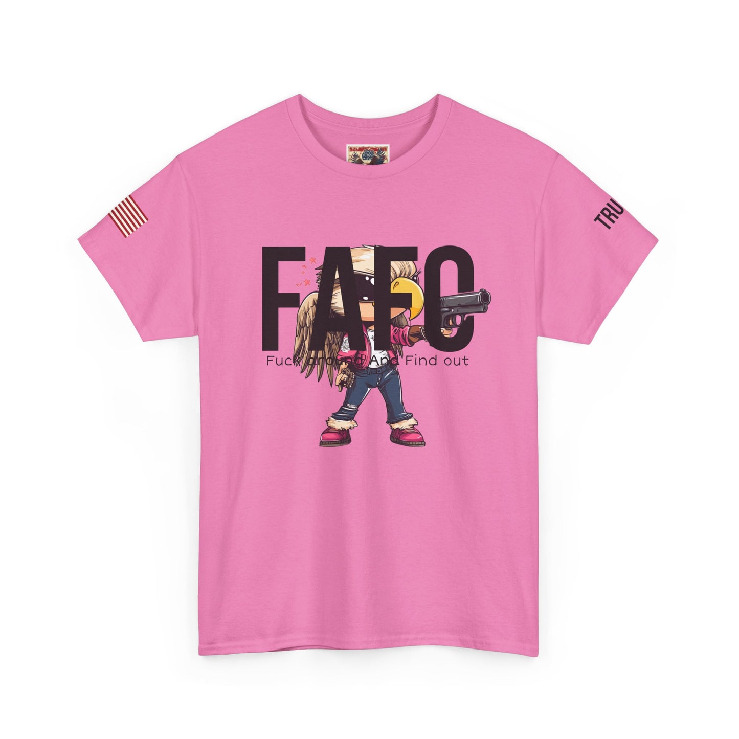 Patriotic FAFO trump print Unisex Heavy Cotton Tee