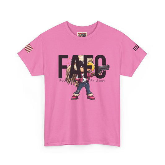 Patriotic FAFO trump print Unisex Heavy Cotton Tee