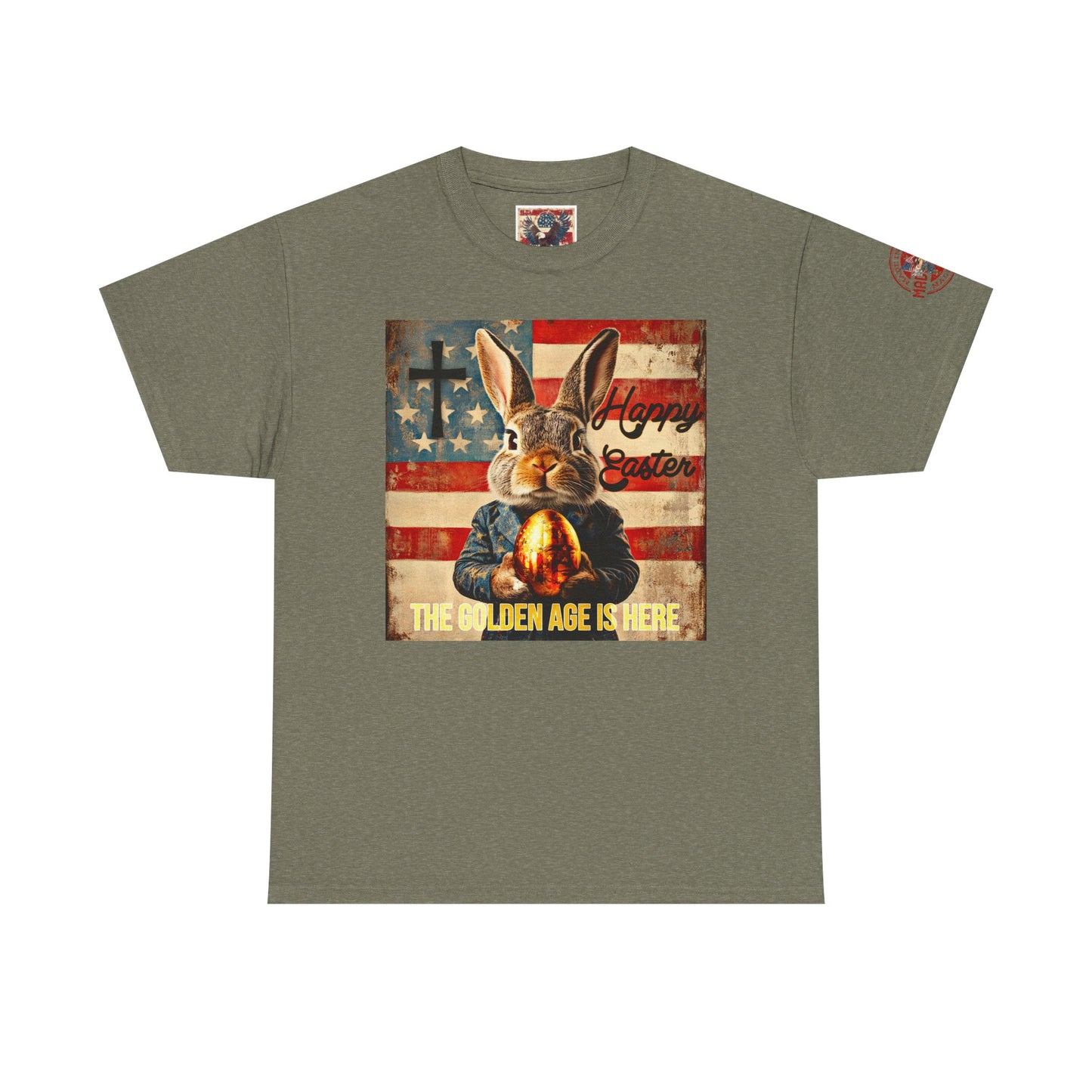 Patriotic, Easter, print, Unisex Heavy Cotton Tee