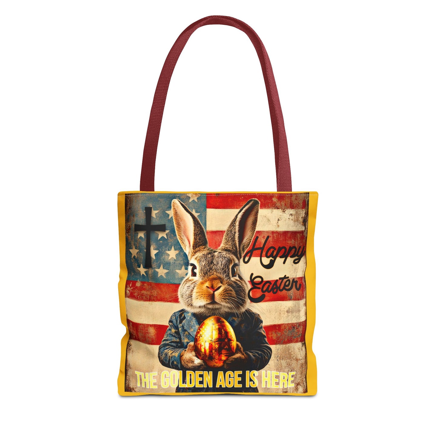 The golden age is here Trump print ,Tote Bag (AOP)