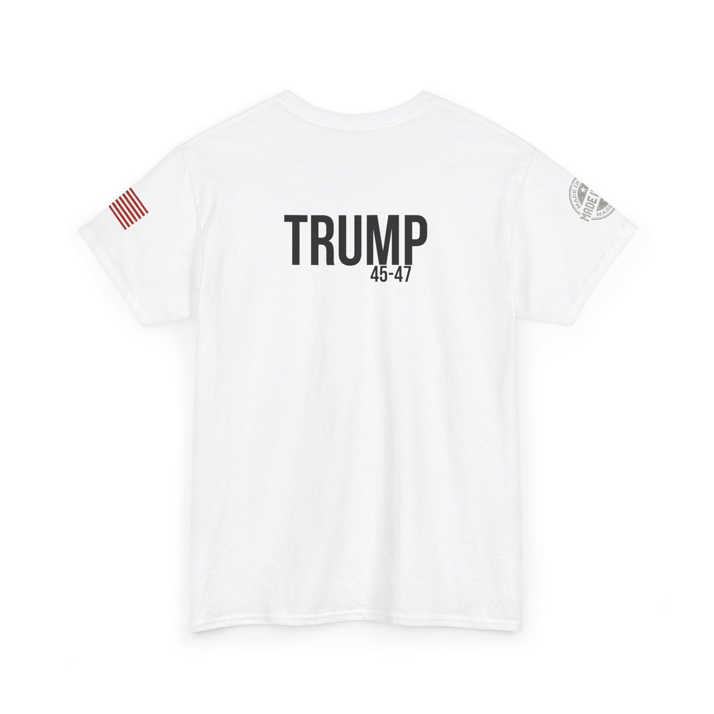 Comical Political Tee - 'I'm Back!' Trump 45-47 Unisex Heavy Cotton Tee