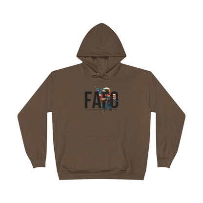 FAFO Trump print, Unisex EcoSmart® Pullover Hoodie Sweatshirt