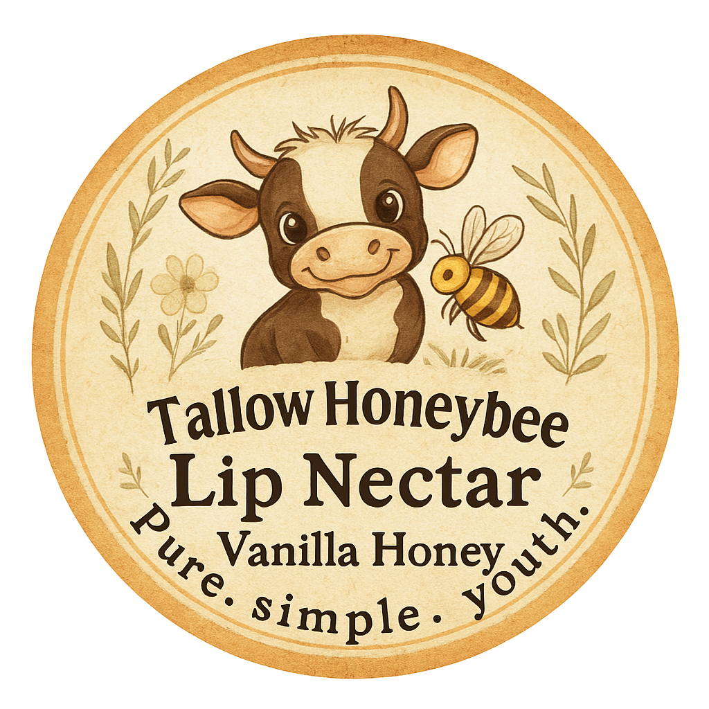 Organic Tallow HoneyBee Lip Nector vanilla