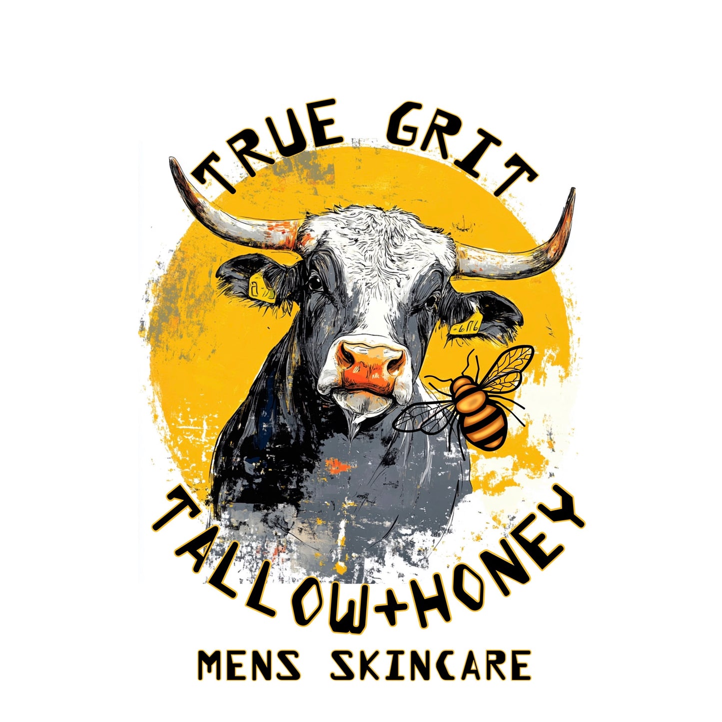 Organic true Grit Tallow & Honey face and body cream For Men