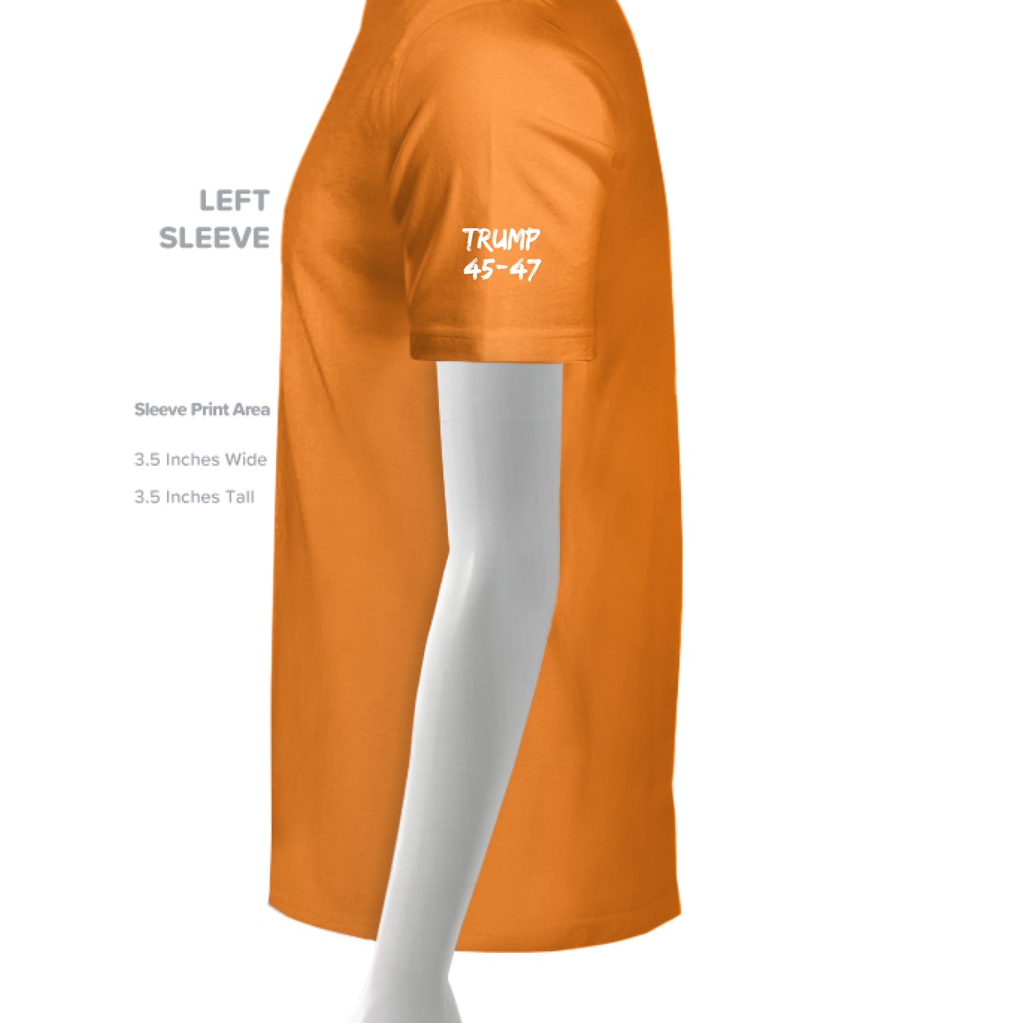 BRIGHT ORANGE - SLEEVE_LEFT